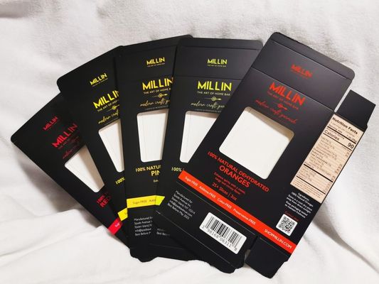 गुणवत्ता  Customized Cardboard Dry Fruit Packaging Carton Box With Offset Printing Spot UV कारखाना