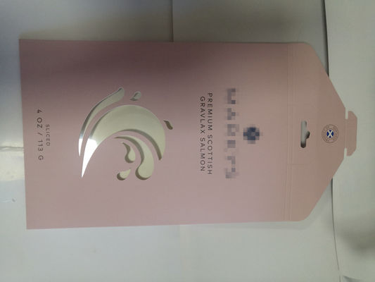 पानी के सबूत के साथ अनुकूलित सामन खाद्य लिफाफा अंदर 4oz / 8oz